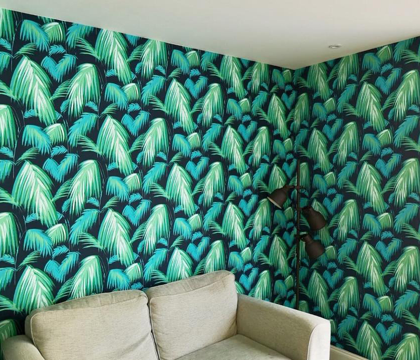 Wallpaper-Tropical Palm leaves