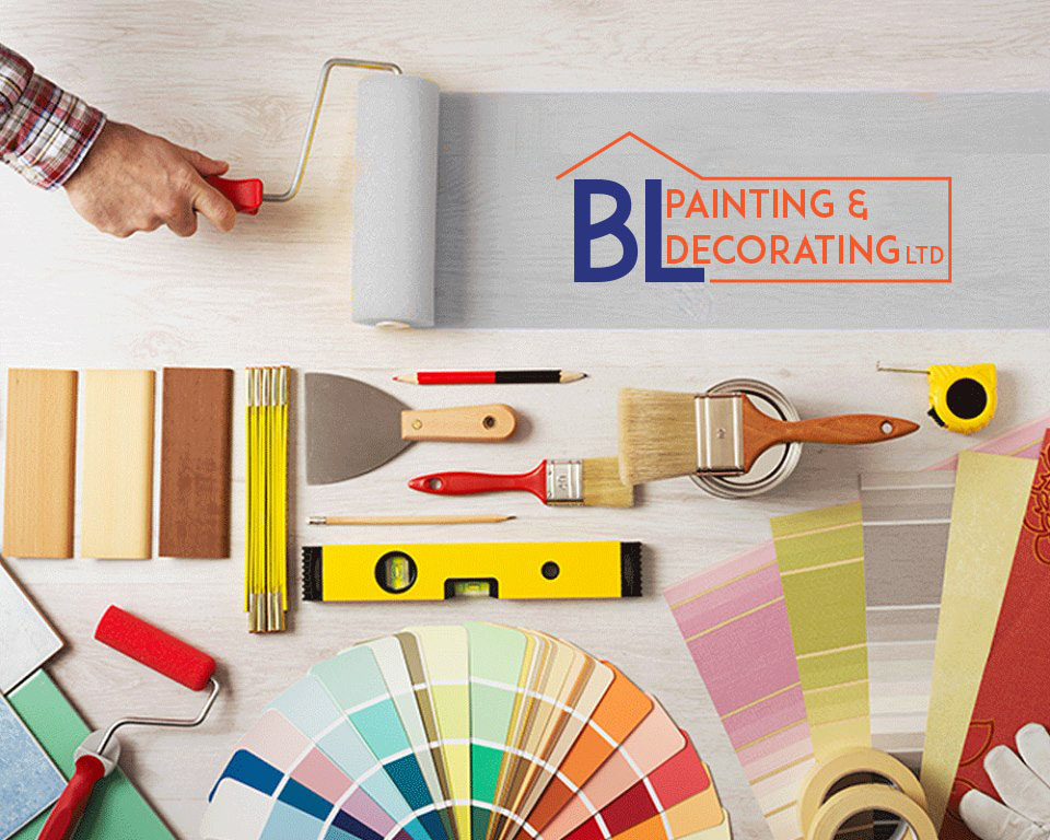 bl painitng and decorating logo